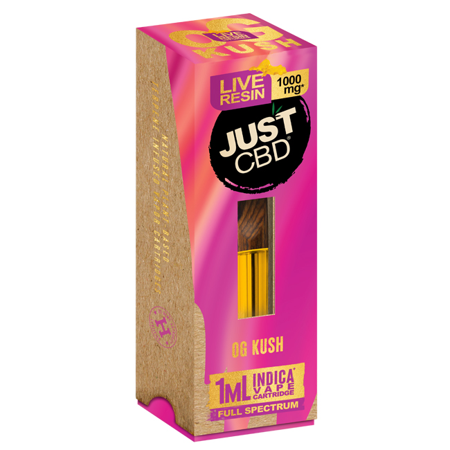 OG Kush Live Resin CBD Vape Cartridge (1000mg)