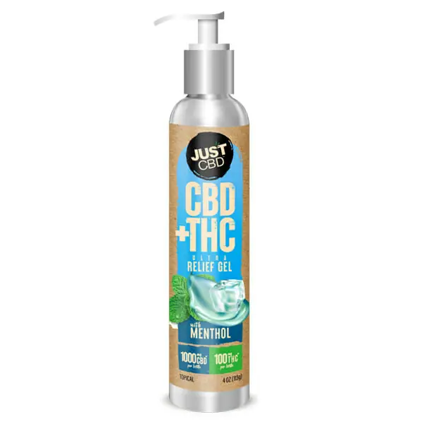 CBD + THC Ultra Relief Gel with Menthol